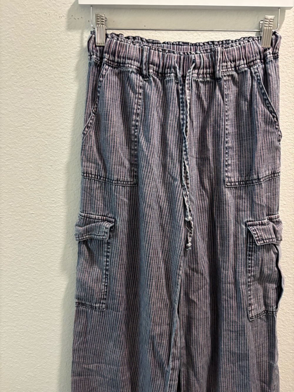 Billy T Soft Stripe Cargo Pants, size XS - Picture 4 of 9